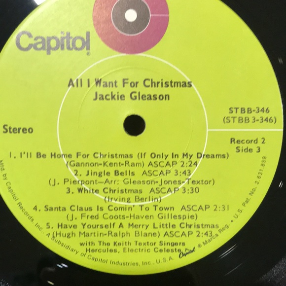 Vintage Holiday Music double album Jackie Gleason - All I Want for Christmas - Picture 6 of 7